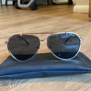 Quay Australia Dirt Habit Aviator Sunglasses